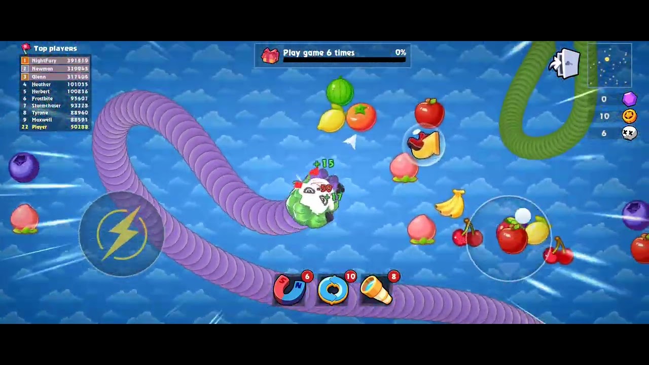 Worms zone io worms zone magic game play snake game saamp wala game Tiger Gamer Rock.. 