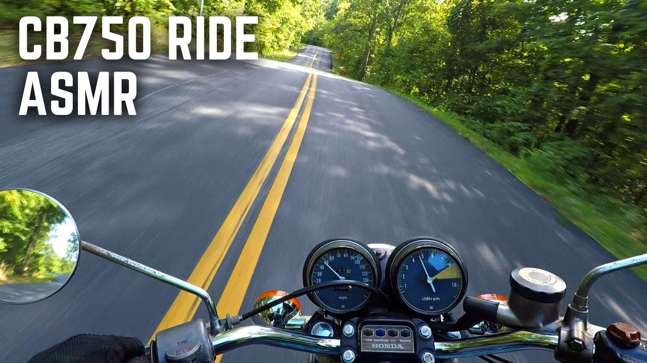 CB750 Ride On A Twisty Road ASMR