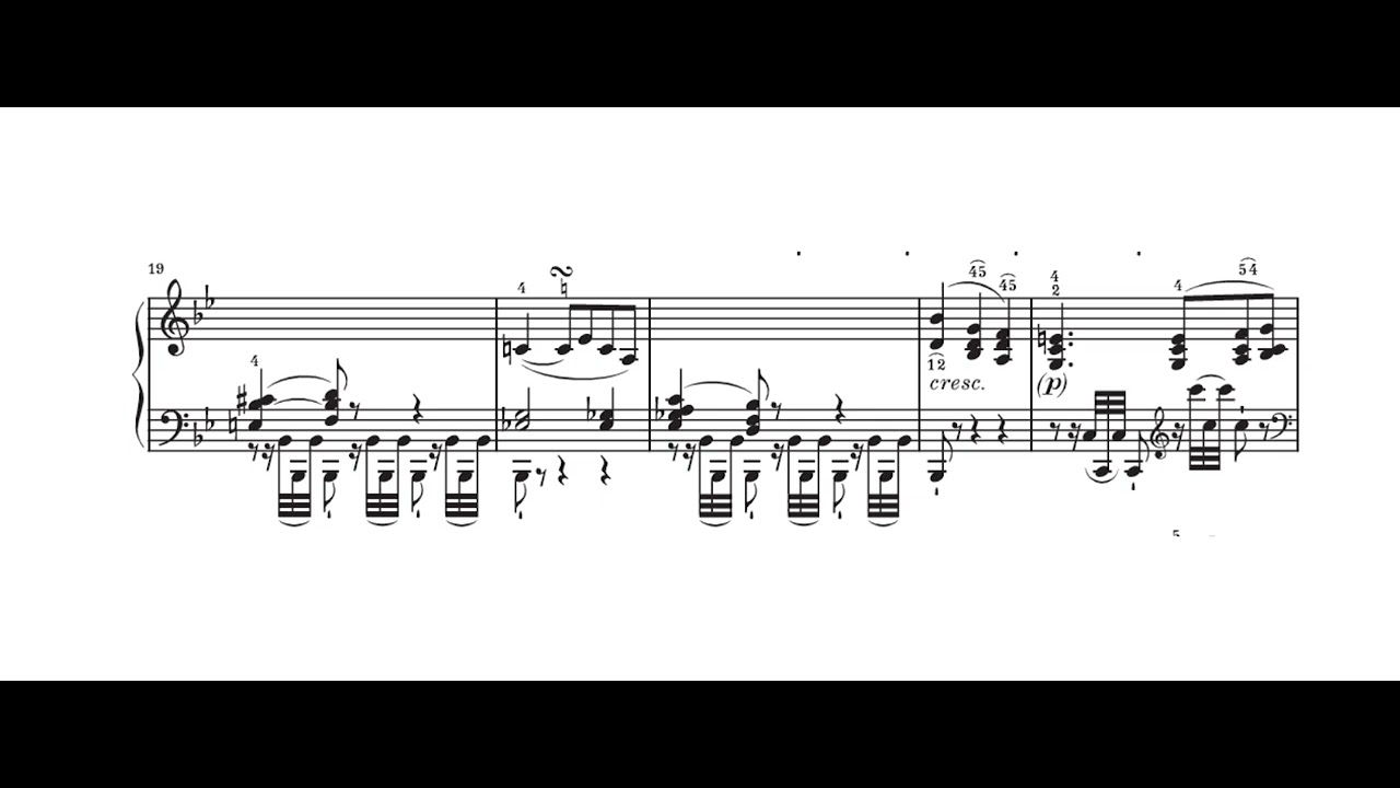 Fragment from Beethoven's 17th piano sonata, II mov. My orchestration.