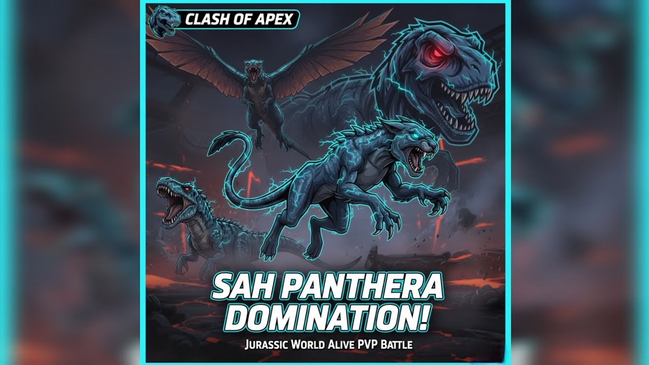 Spotlight strike | SAH PANTHERA DOMINATION! 🐾 | Jurassic World Alive PvP Battle