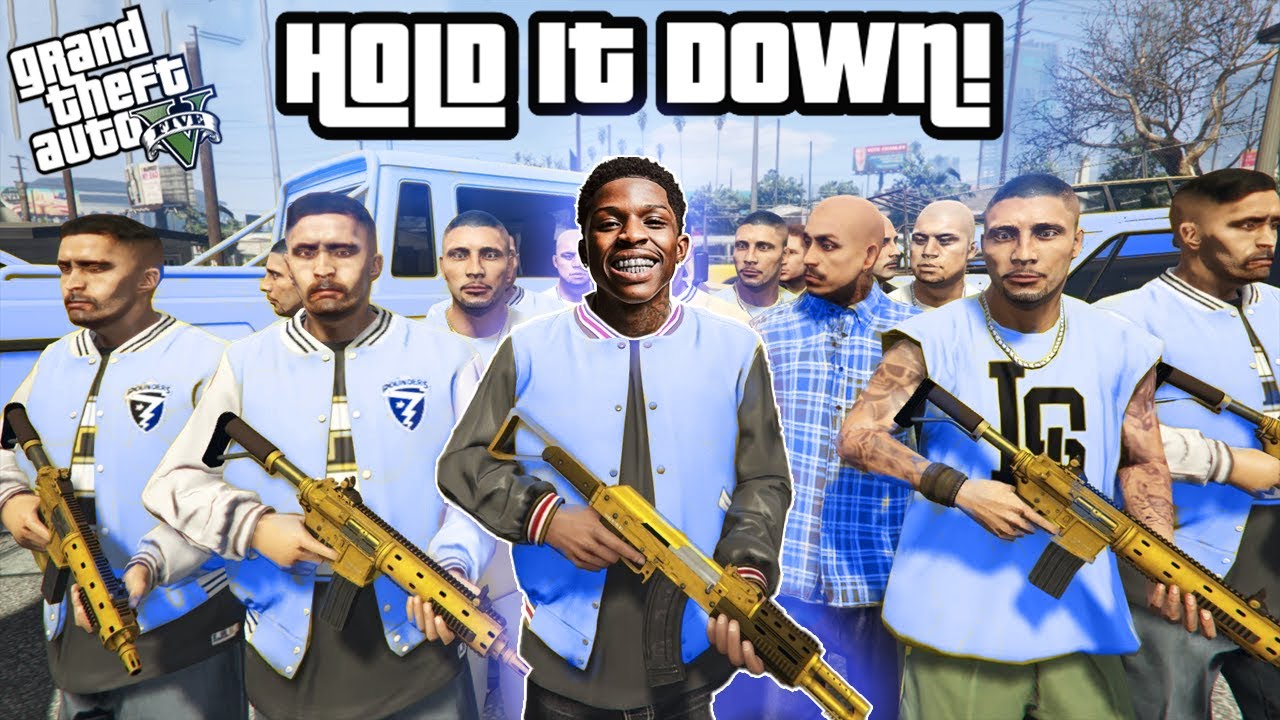 Quando Rondo PROTECTS his HOOD from THE WAR AGAINST THE GRAPES AND BLOODS in GTA RP *INSANE*