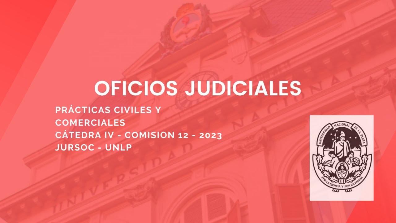 Oficios judiciales