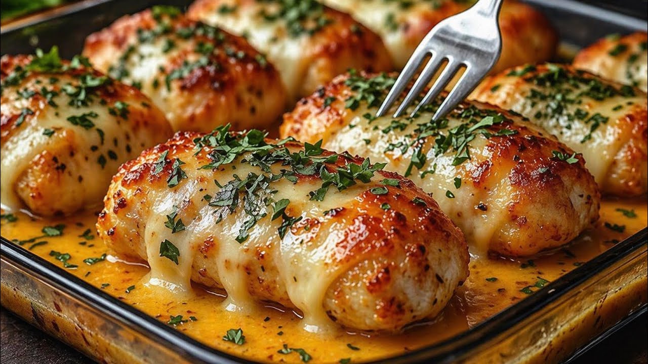 Einfach, schnell und lecker: Hähnchen mit Kartoffeln in Käsesoße✅