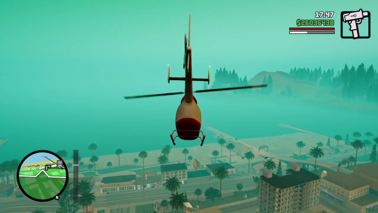 Paseo en Helicóptero Gta san andreas 