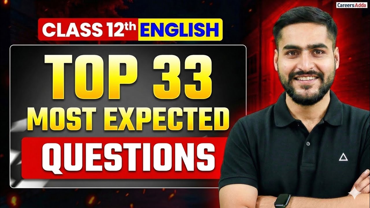 Class 12 English Top 33 Most Expected Questions