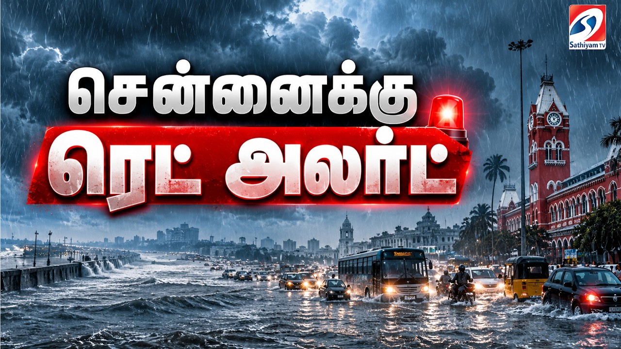 Chennai Red Alert | Chennai Red Alert Today | Chennai Rain Red Alert | Chennai Weather Alert