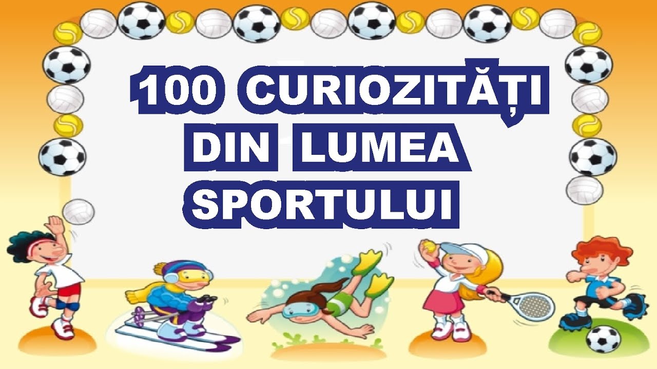 100 Curiozitati din lumea sportului ⚽ STIATI CA? 💡