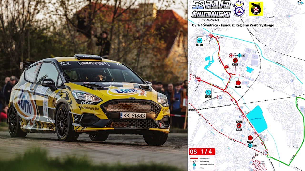 OS 1/4 Świdnica Fundusz Regionu Wałbrzyskiego - 52. Rajd Świdnicki - przejazd poglądowy