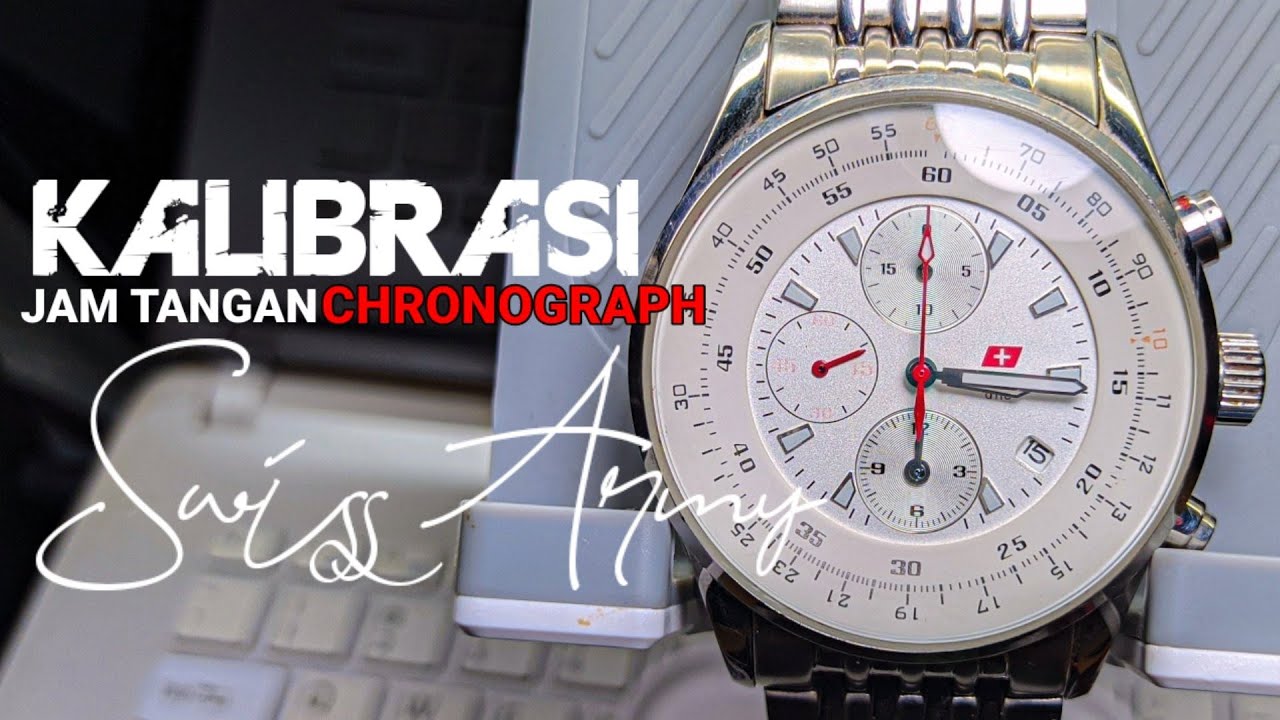 Cara setting dan Kalibrasi Jam tangan Chrono‼️SWISS ARMY