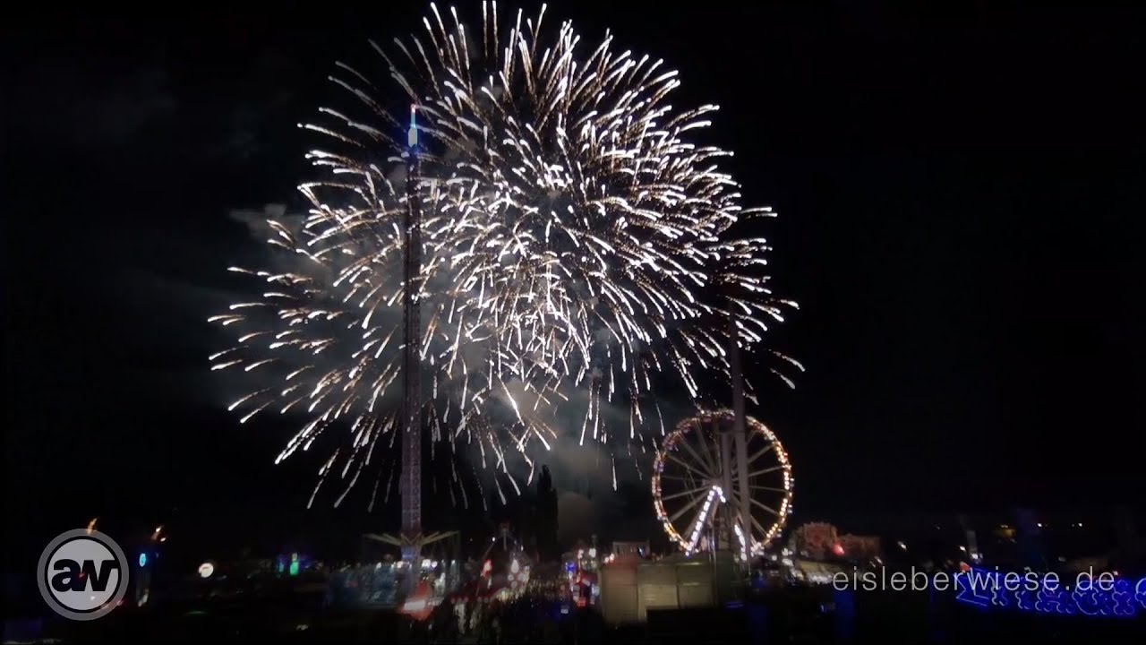 Eisleber Wiese 2018 - Abschlussfeuerwerk by Bombenschmidt - letzten Minuten
