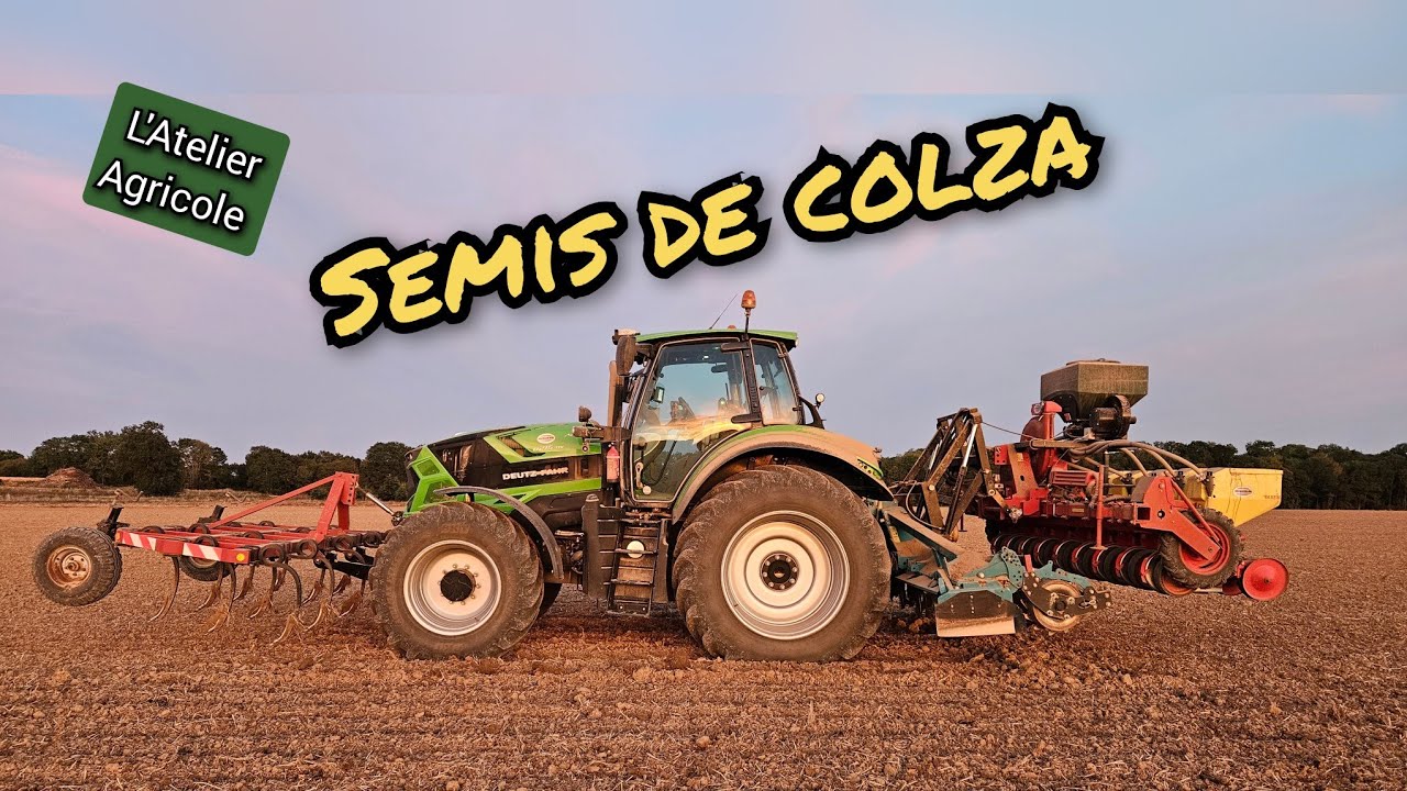 Semis de colza 2023 : essai concluant pour le Rau Maxem 😊