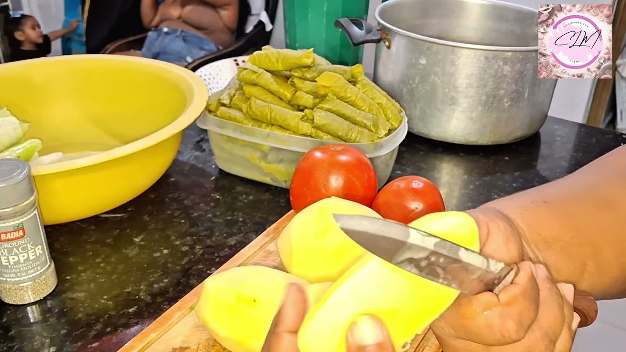 Como preparar hojas de parra paso a  paso 