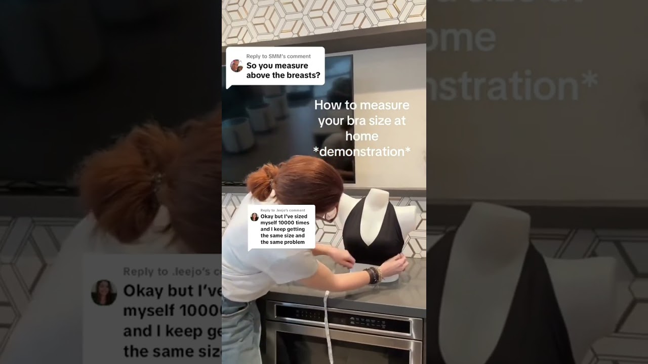 Bra Fit PSA: Always start at 1, not 60! If your tape measure starts at 60, you’re backwards