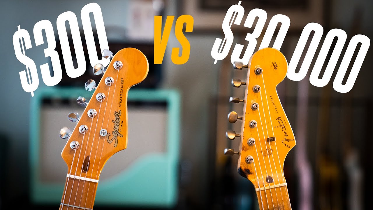 Сколько стоит купить новую гитару? В исполнении: Squier Classic Vibe Strat | Fender CS Blackie Tr...