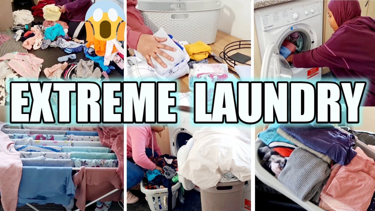 EXTREME LAUNDRY MOTIVATION MARATHON | WEEKLY LAUNDRY ROUTINE 2022 | COME DO LAUNDRY WITH ME