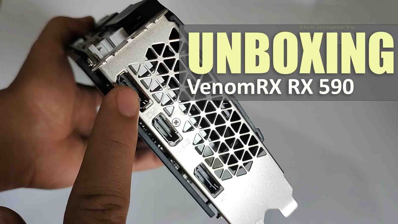 Распаковка VenomRX RX 590 8 ГБ DDR5