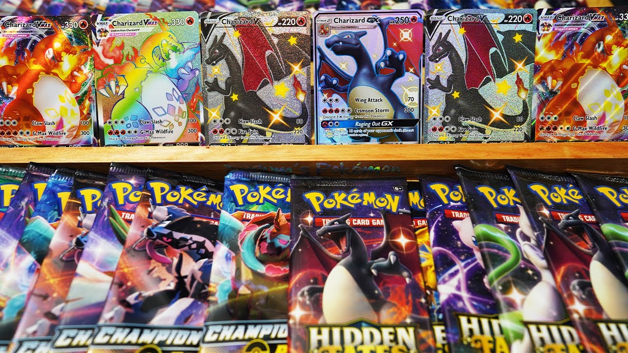 SEVEN CHARIZARDS!!! Let's Open Pokemon Hidden Fates & Champion's Path Booster Packs!