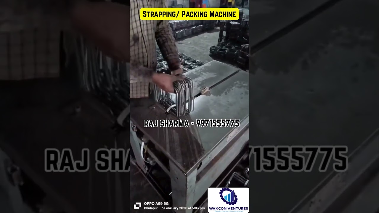 Ring Bundle Packing Machine | Strapping Machine | Box Packing Machine 9971555775 