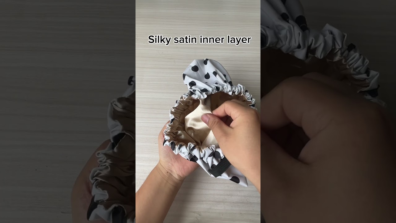 Plain shower cap VS Extra large shower cap #showercap #amazonfinds2025