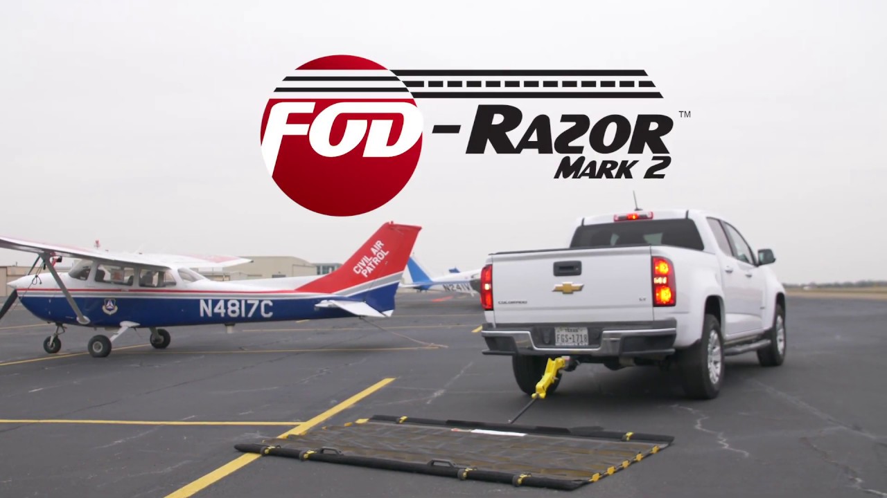FOD-Razor® Mark 2 Airport Runway Sweeper