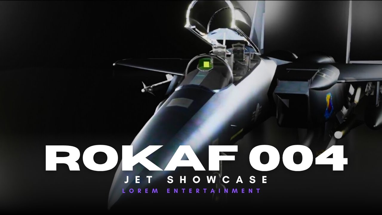 ROKAF 004 3D Model Showcase &ndash; South Korea&rsquo;s Stealth Fighter Jet in Unreal Detail!
