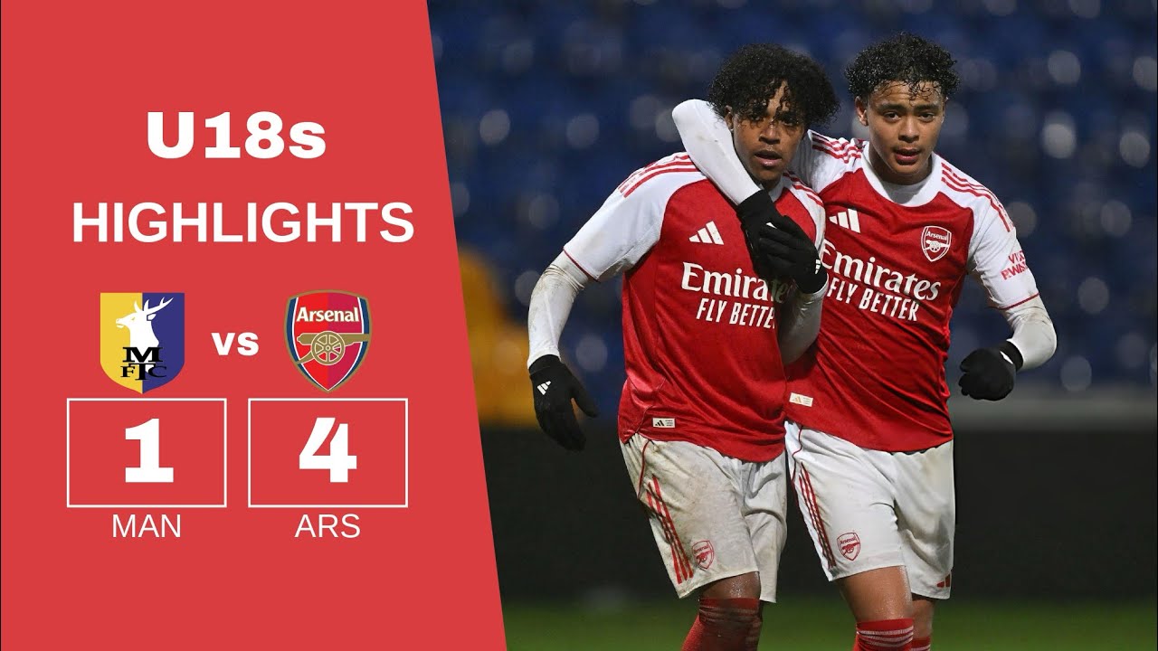 Arsenal U18 4–1 Mansfield Town U18 | FA Youth Cup Thrashing (15/12/25)
