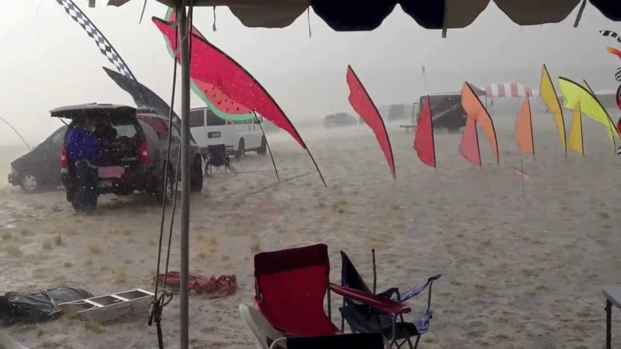 Rain at Antelope Island Stampede