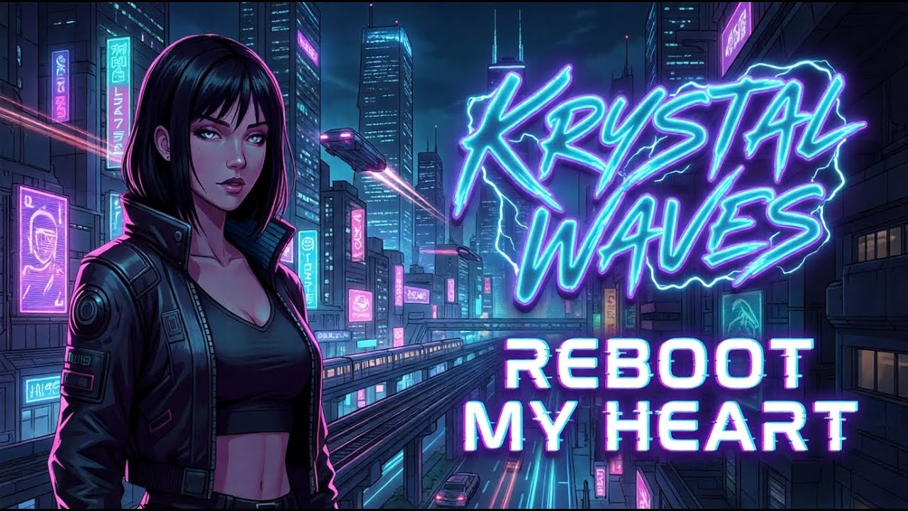 Krystal Waves Official Video | Futuristic Neon Aesthetic