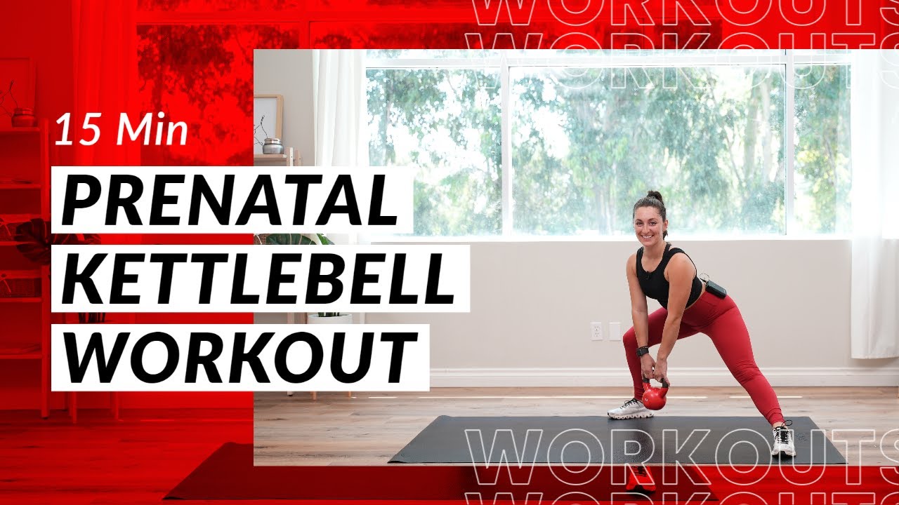 15 Min Prenatal Kettlebell with Alexa