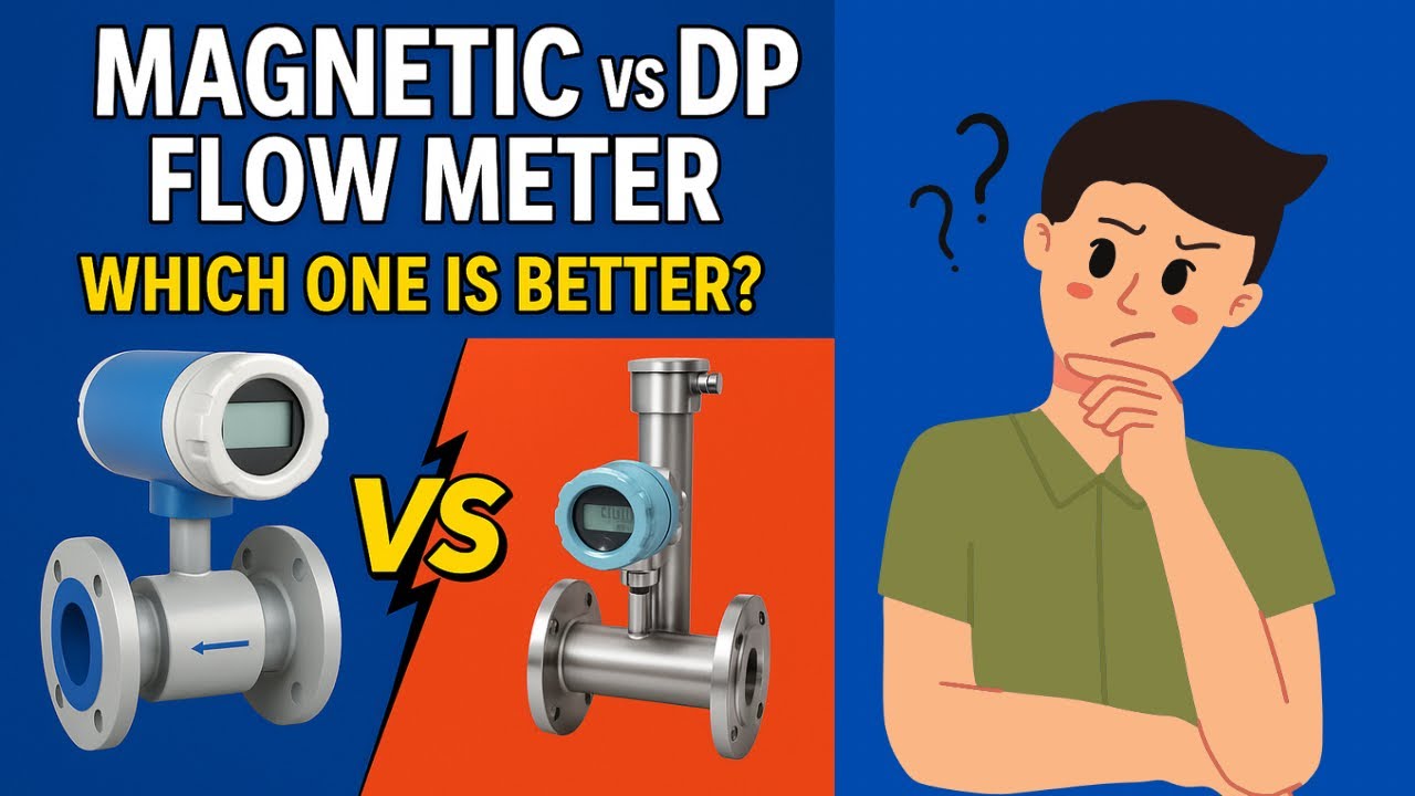 Magnetic Flow Meter vs DP Flow Meter  | Key Differences Explained!