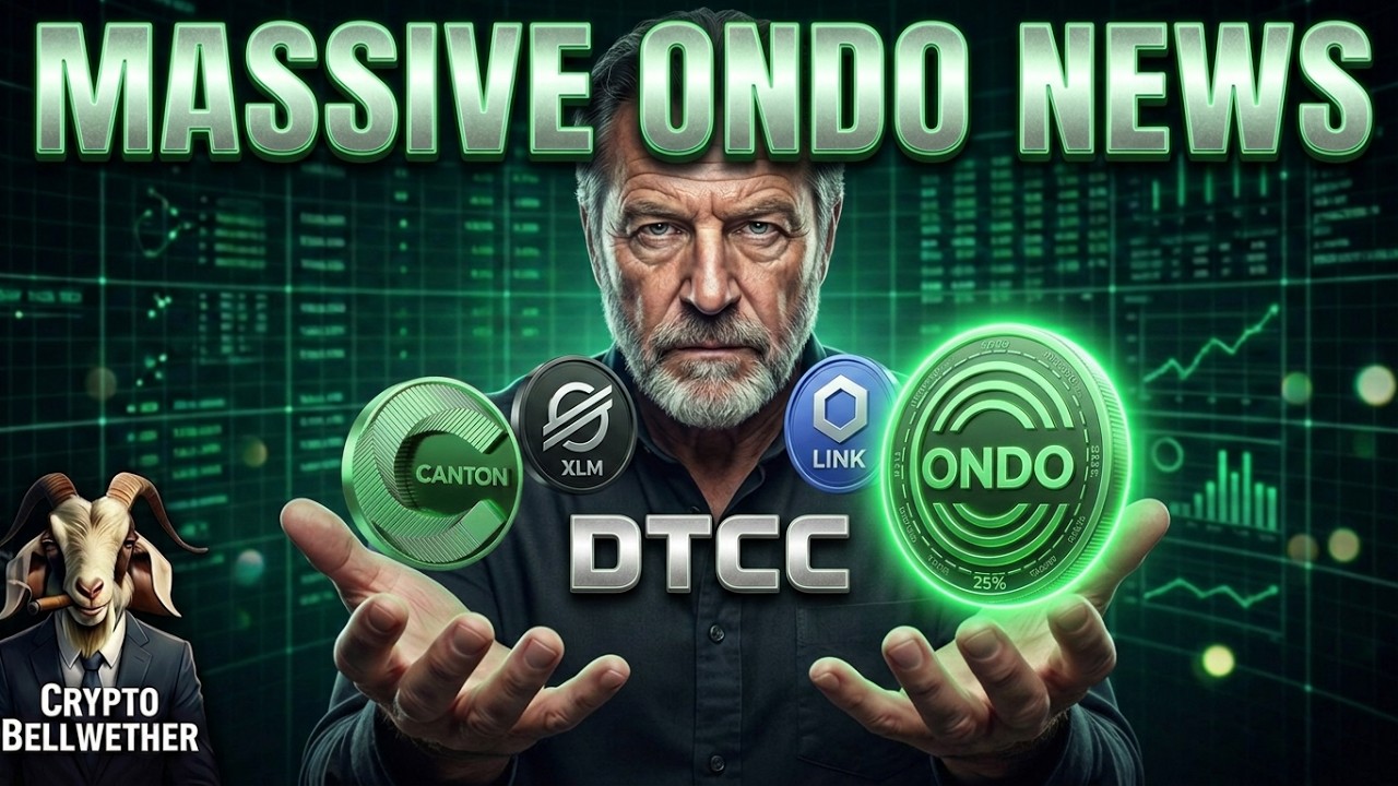 DTCC добавляет ONDO к списку самых доминирующих RWA-альткоинов &mdash; CANTON, XLM, LINK, APP, SOL и ET...
