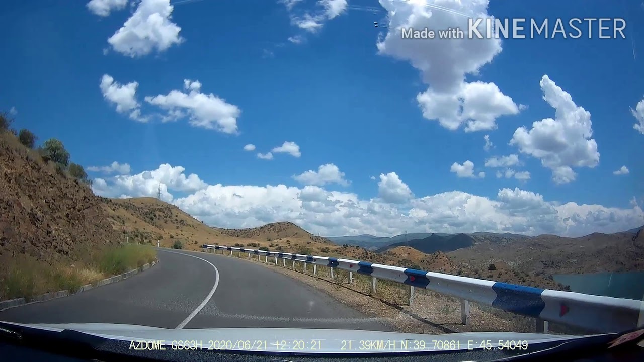 Armenia, Vaik-Gerger Road, Ճանապարհ Վայք - Հերհեր, Армения, Дорога Вайк - Гергер (водохранилище)