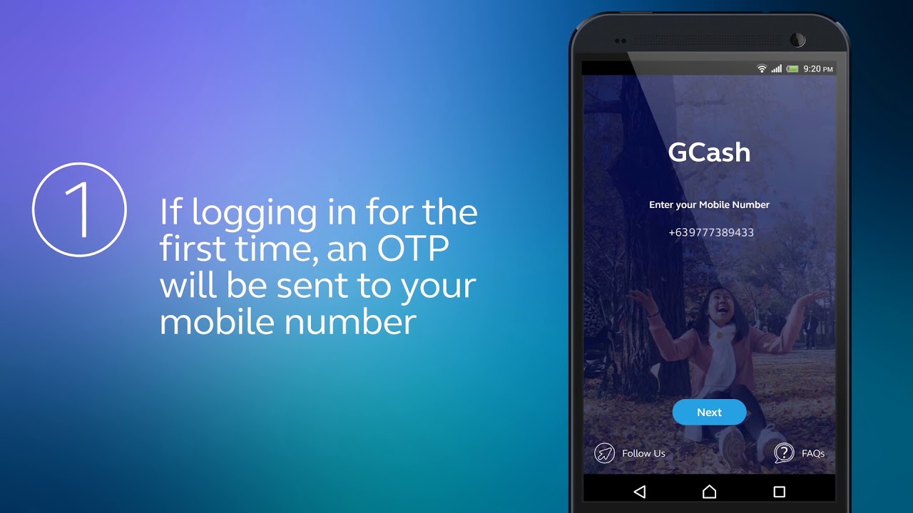 How to log in to GCash
