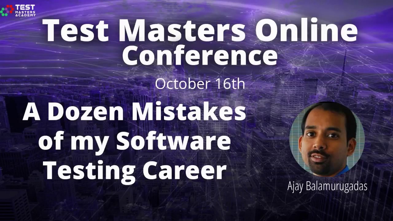 Test Masters Online: Ajay Balamurugadas 