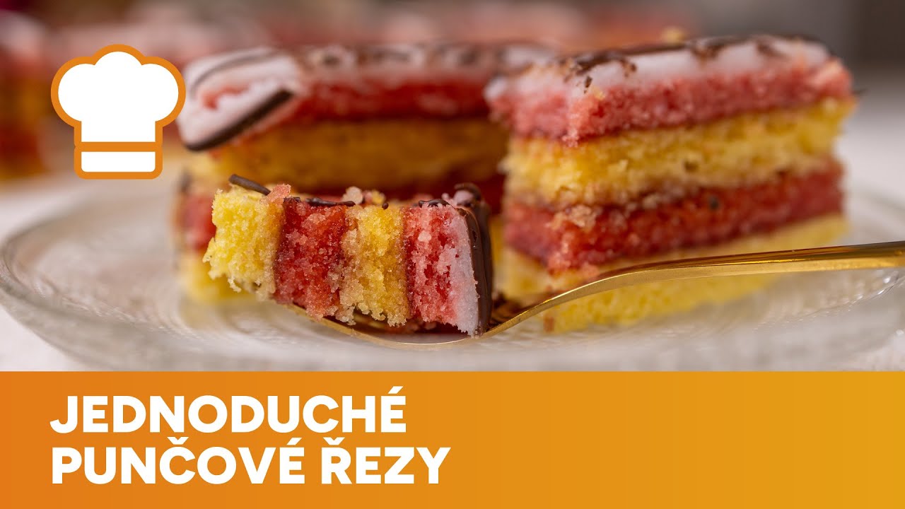 Připravte si jednoduché punčové řezy, které chutnají jako z cukrárny