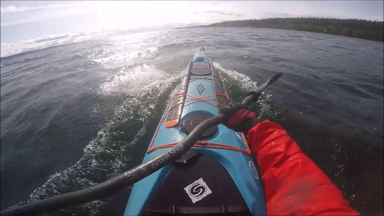 Surfing the Whisky  16 off the eastern shore of Marrowstone Island on the 5th leg of The H2O Project