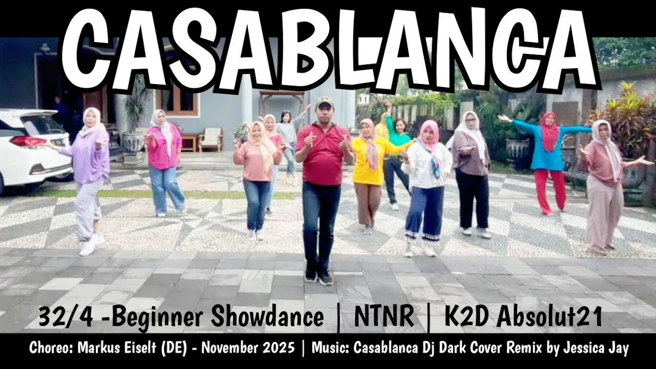 CASABLANCA Line Dance | Beginner Showdance | Markus Eiselt (DE) - November 2025