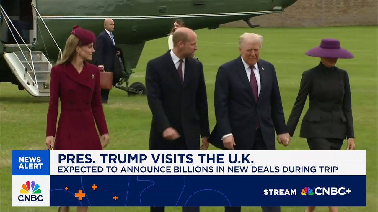 President Trump visits the UK