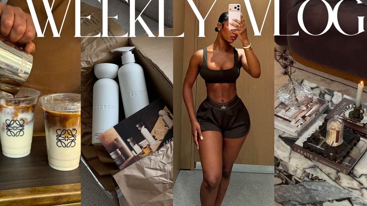 weekly vlog! preparing for fall🍂 + back to routine + apple pie matcha + self-care + cozy nights