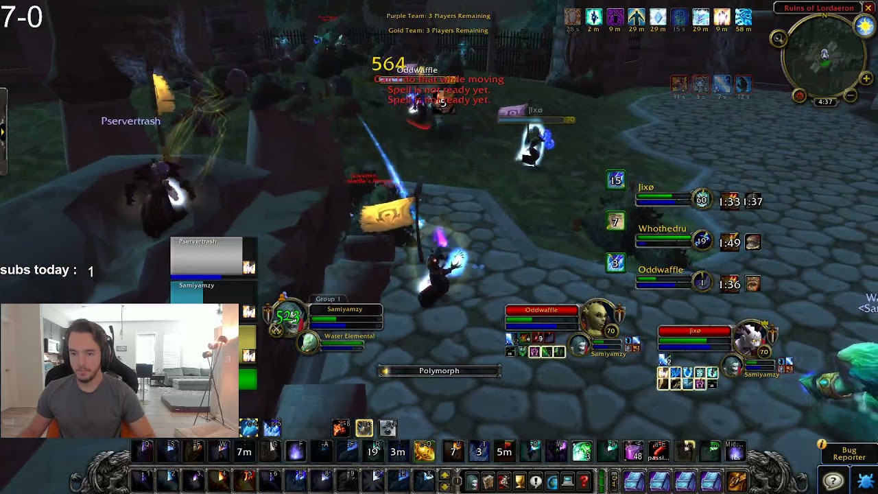 Snutz/Samiyam/Uzb  vs  Jixo/Oddwaffle/Whothedru (TBC Classic Arena)