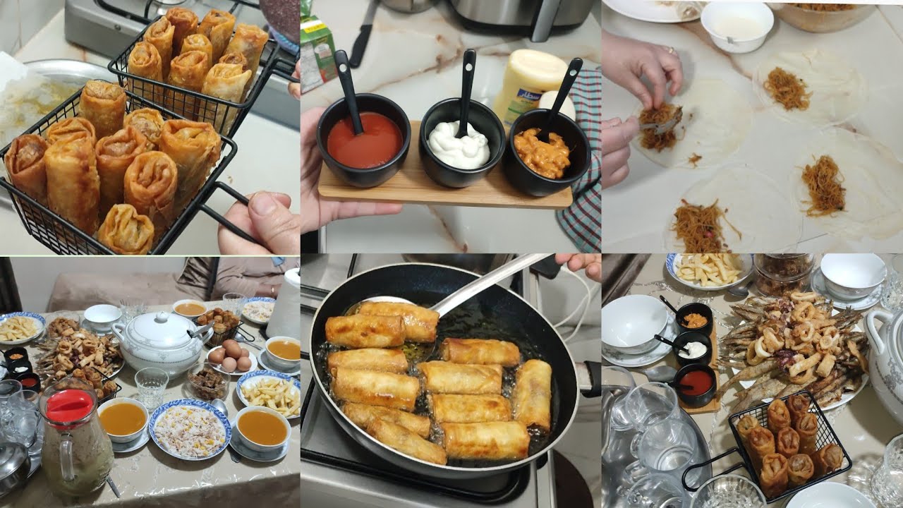 أول فطور في رمضان 🌙 مع اختكم الريفية شاركت معكم شهيوات ديالي البسيطة 😋