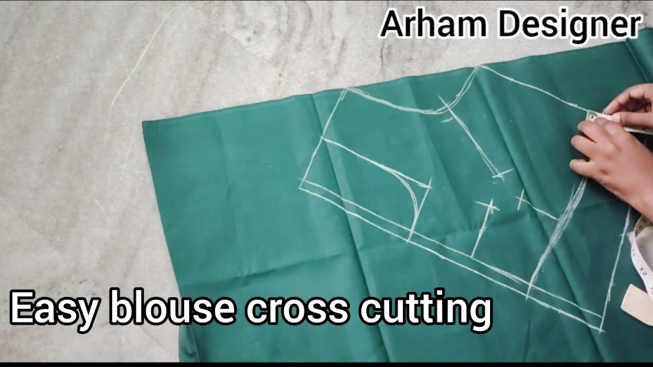Easy Blouse Cross Cutting | Blouse Cross Cutting Kaise Kare?