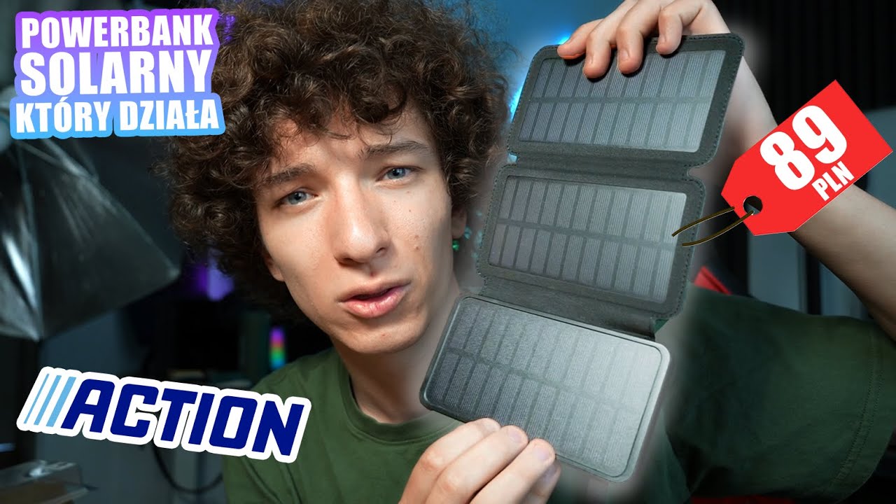 NARESZCIE POWERBANK SOLARNY KTÓRY SERIO DZIAŁA!☀️ - Test taniego powerbenka z Action!