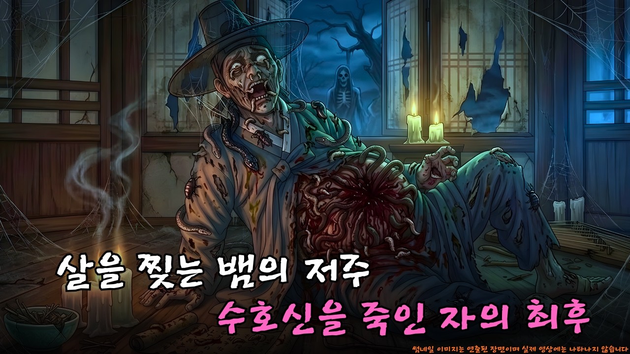 조선 영조 시절 은혜를 저버리고 업구렁이를 달여 먹은 사냥꾼의 뱃속에서 수만 마리의 독사가 기어 나오는 기괴한 환각 | 한국 야담 민담 몰아보기