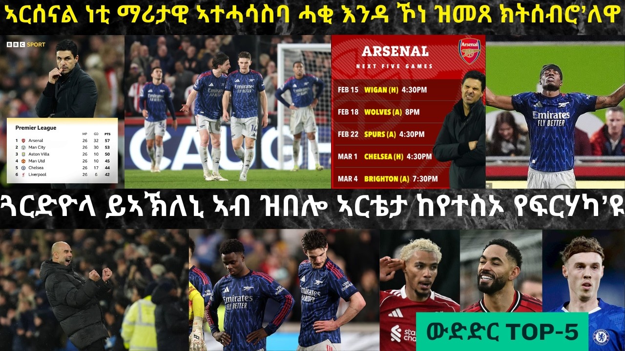 ትንታነ፦ ኣርሰናል ወላ'ኳ ኣብ ብሬንትፎርድ ዕድለኛ ተነበረት ሕጂ ውን ዋንጫ ናይ ምዕታር ተኽእሎኣ ኣብ ቦትኡ'ዩ // ንሲቲ ዝወሃባ ዘሎ ዕድል'ከ...?