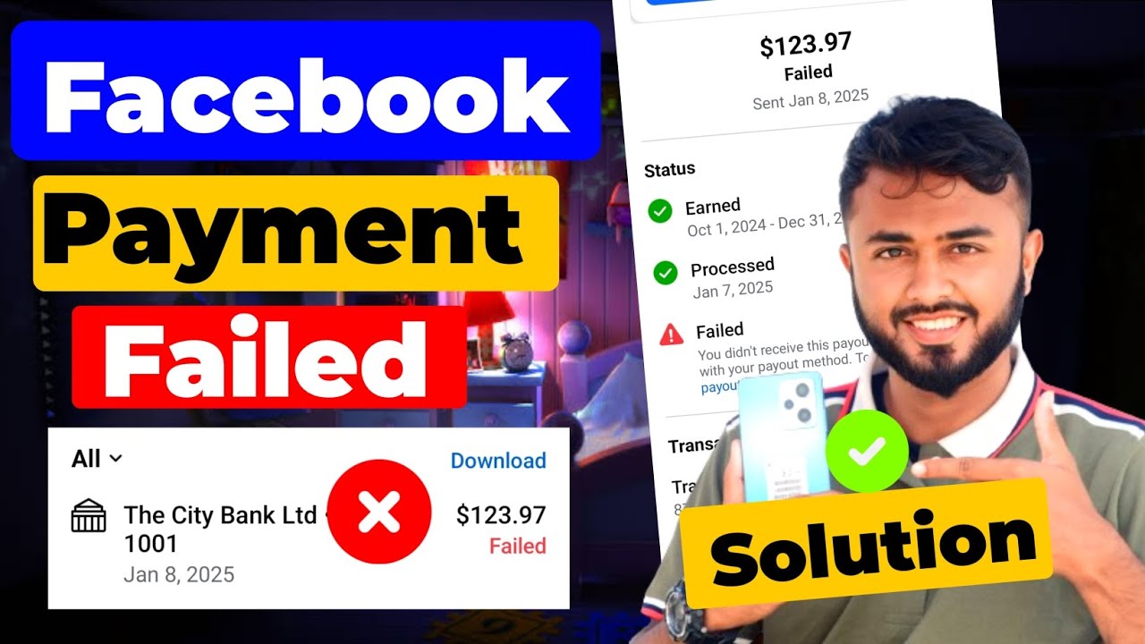 Facebook Payment Failed।। Facebook Payment Failed Problem solution।।facebook payment Paid