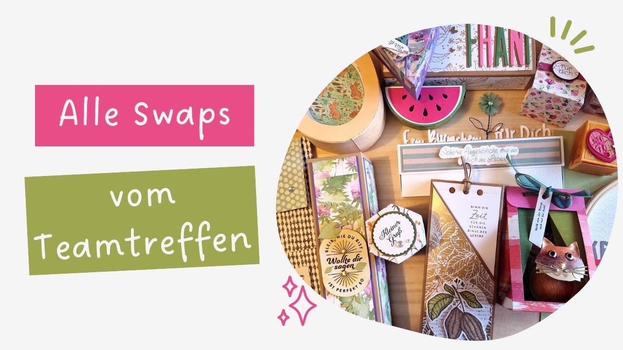 Alle Swaps vom Teamtreffen - sooo tolle Inspiration 😍 Stampin Up!