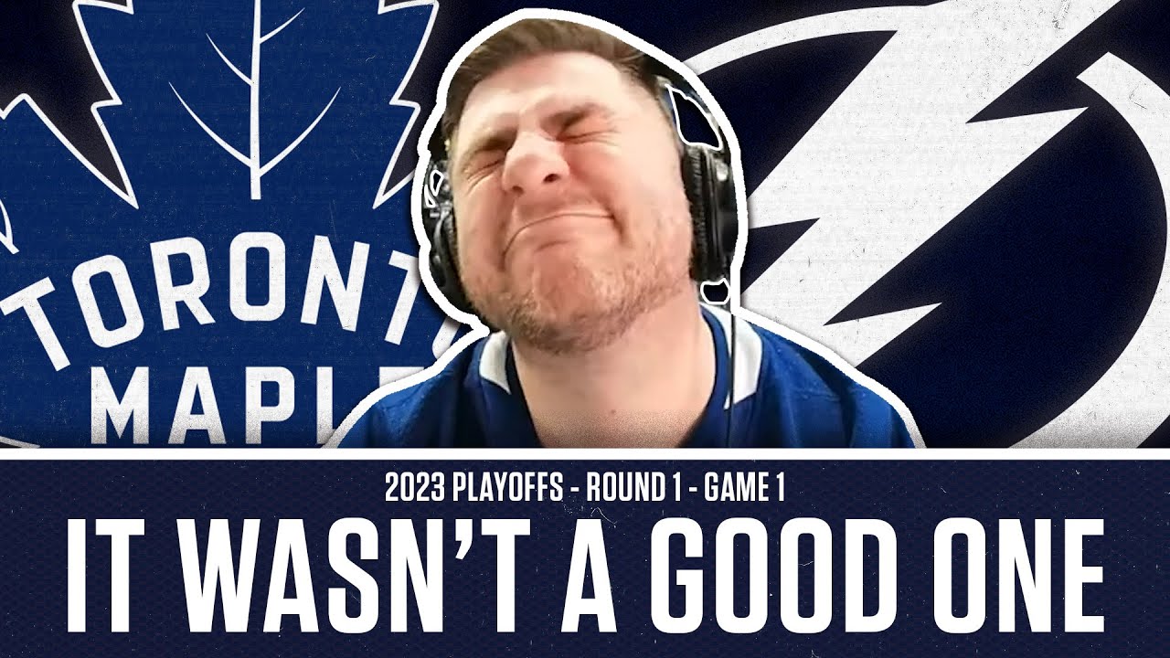 Steve Dangle Reacts To The Leafs Embarrassing Loss In Game 1