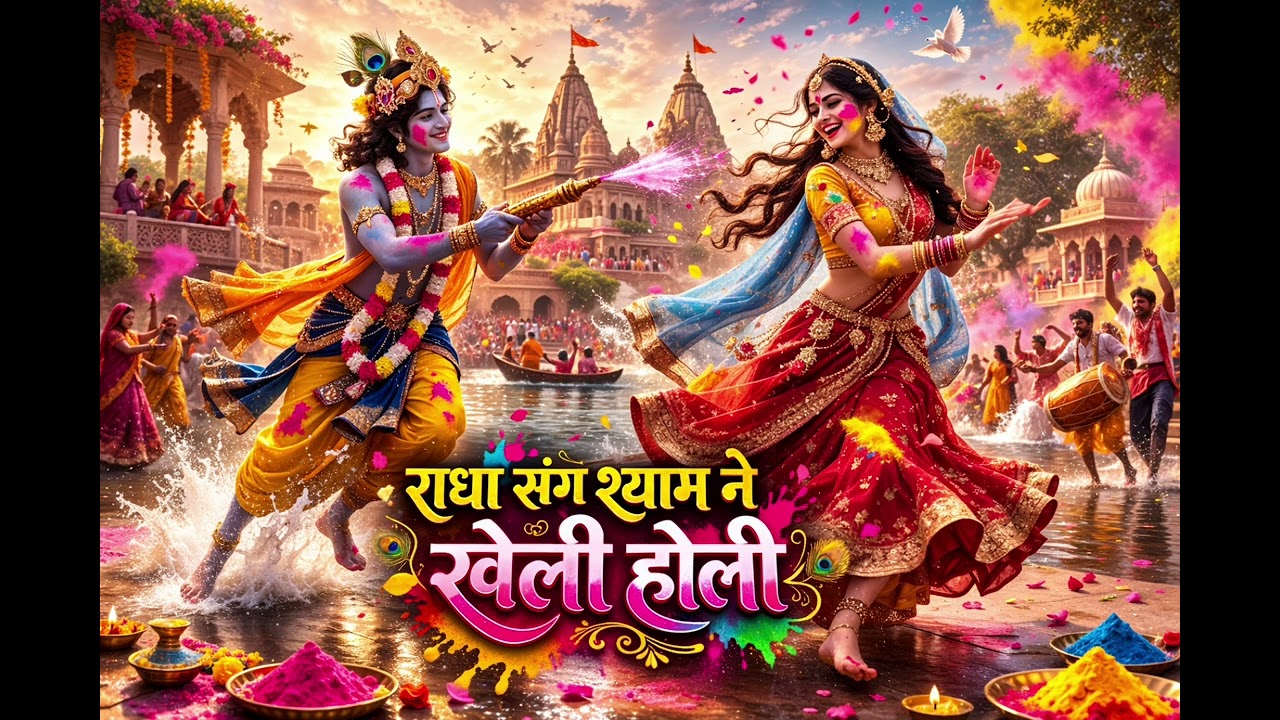 Radhe Sang Shyam Ne Kheli Holi | राधे संग श्याम ने खेली होली | Holi Special Krishna Bhajan 2026