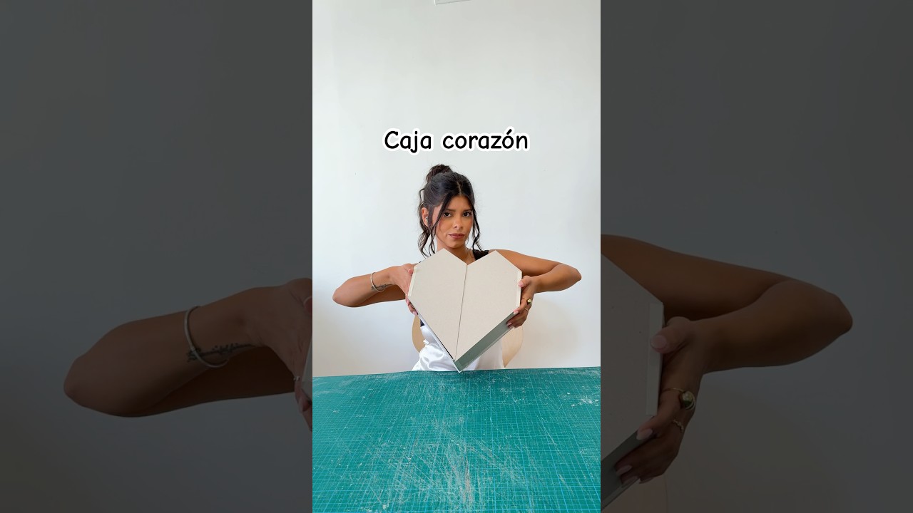Caja coraz&oacute;n octagonal #hechoamano #diy #cajas
